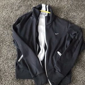 Nike grey zip up